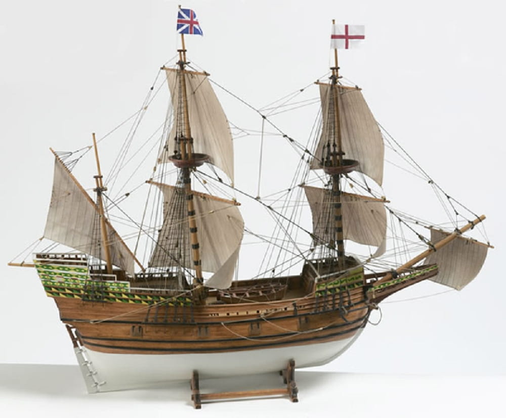 Mayflower Modellbaukasten 1_60 - Historisches Schiffsmodell fuer Modellbauer