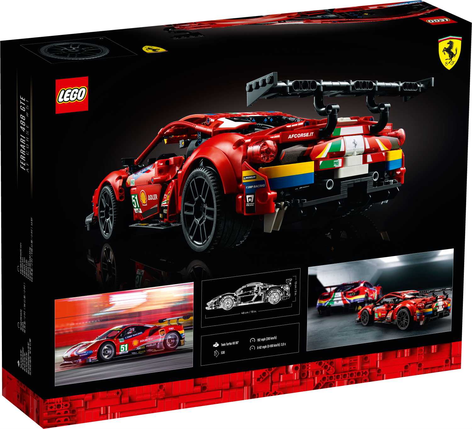 LEGO Technic Ferrari 488 GTE AF Corse 51