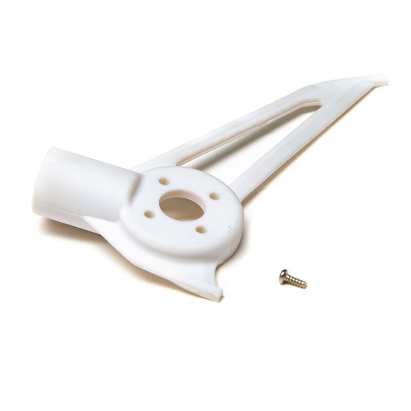 Blade Vertical Tail Fin_Motor Mount _White_ 150 S - RC-Zubehoer