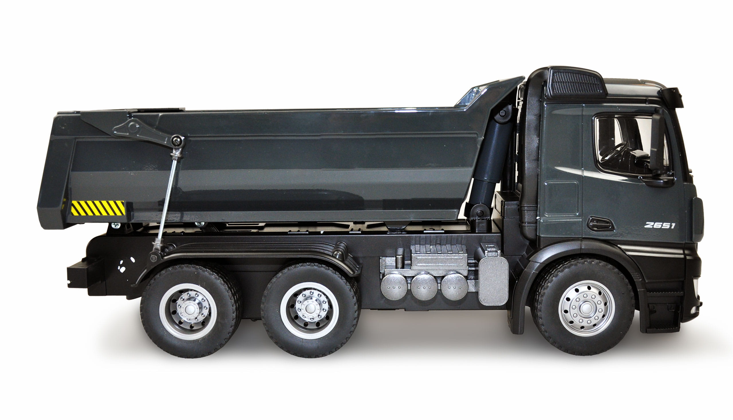 Amewi RC Mercedes LKW Kipper PRO Metall 2,4GHz RTR 1:14 grau