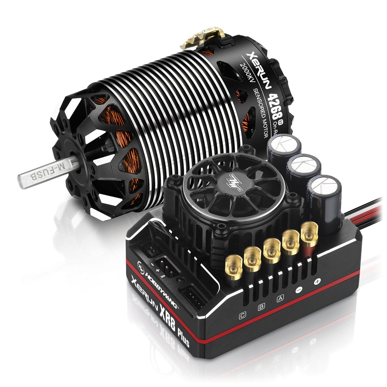 Hobbywing Regler Xerun XR8 Plus G2S Combo mit 4268 2000kV Motor On-Road