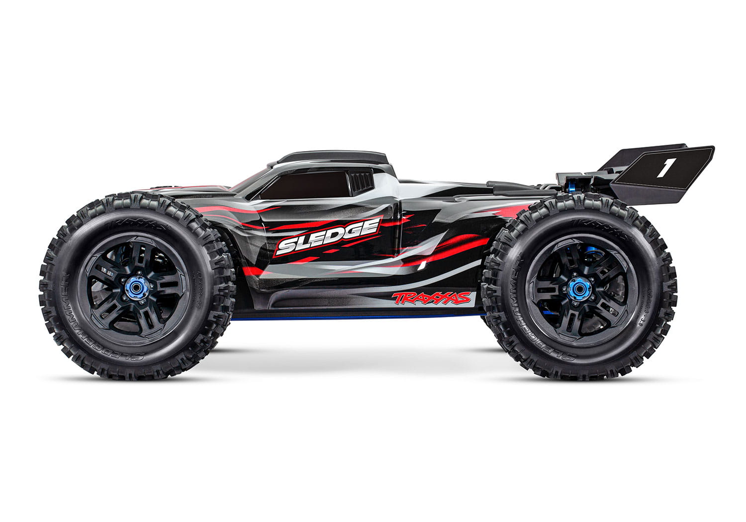 Traxxas RC Sledge Brushless Truggy 4WD 1:8 RTR rot