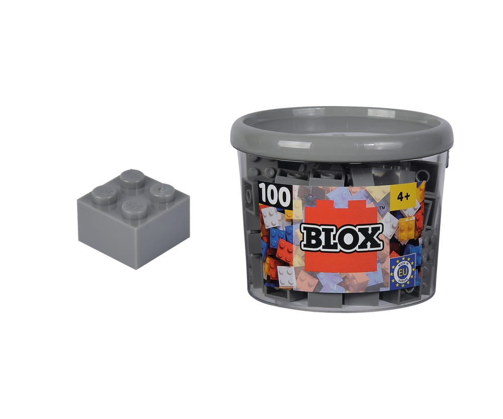 Androni Blox 100 Bausteine graue 4er Steine in Dose Androni Blox 100 Bausteine graue 4er Steine in Dose