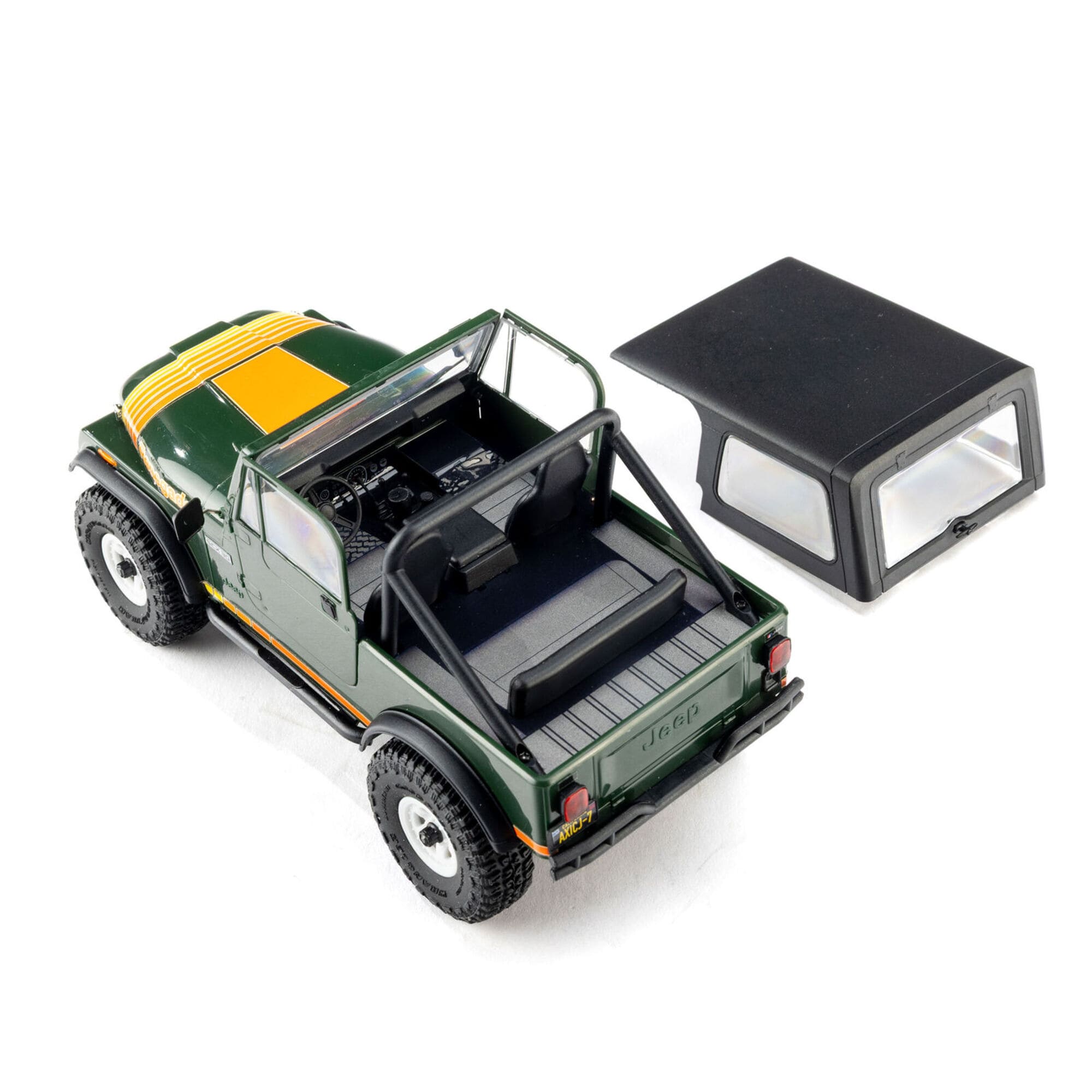 Axial SCX30 Jeep CJ-7 Renegade 1_30 RC Crawler RTR Gruen mit Goodyear Reifen und Allradantrieb