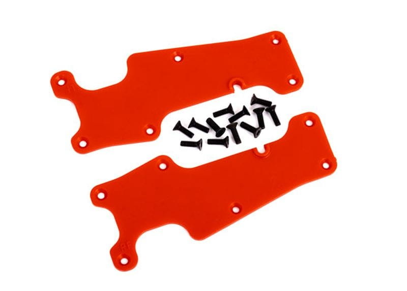 Traxxas Querlenker-Abdeckung rot vorn l_r _ Schrauben - RC-Zubehoer