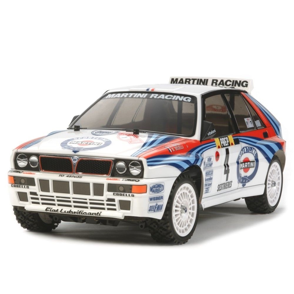 tamiya rc glattbahner lancia delta hf bausatz