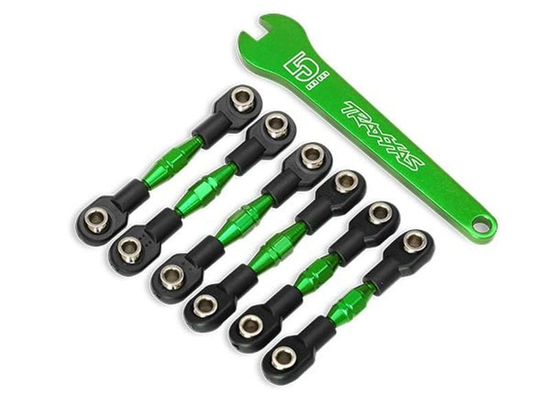 Traxxas Turnbuckles Alu gruen CamberLinks 32mm v_2_28mm h_2_ Toe Lin - RC-Zubehoer