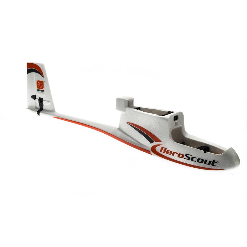 Hobbyzone Fuselage with Elev_Rudder Servos_ AeroScout - RC-Zubehoer