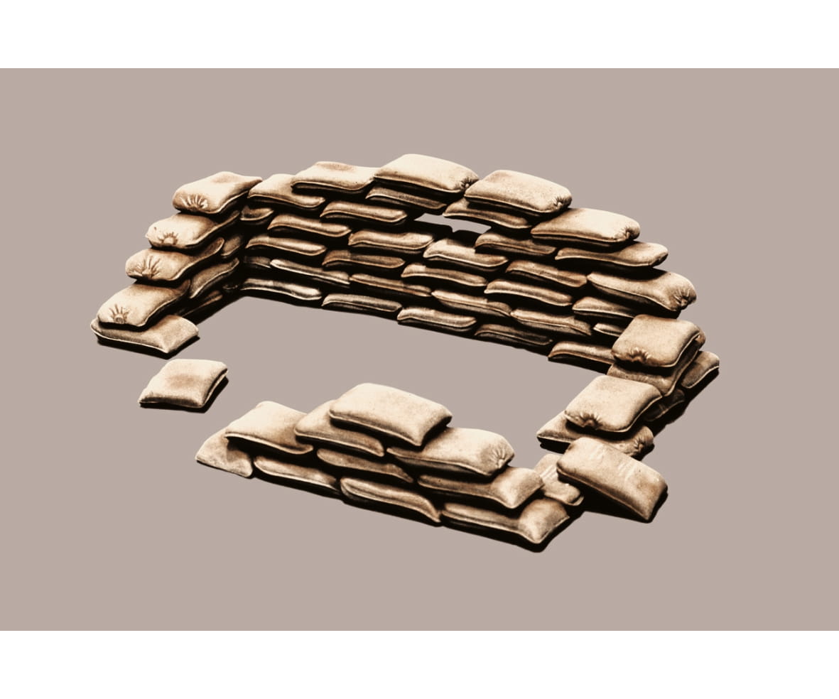 Italeri 1:35 Sandsäcke Plastik Modellbau Bausatz
