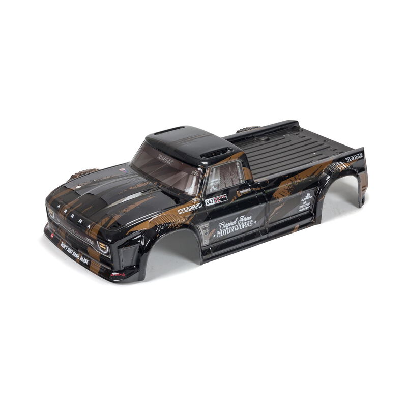 Arrma RC Car INFRACTION 4X4 3S BLX Finished Karosserie Black_Gold - RC-Zubehoer