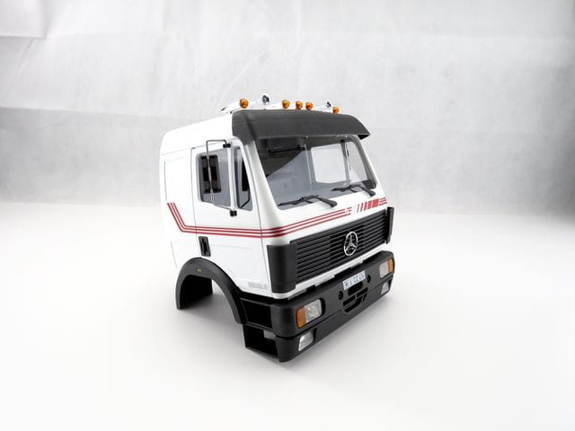 Wedico Dekor Mercedes rot-silber - RC-Zubehoer