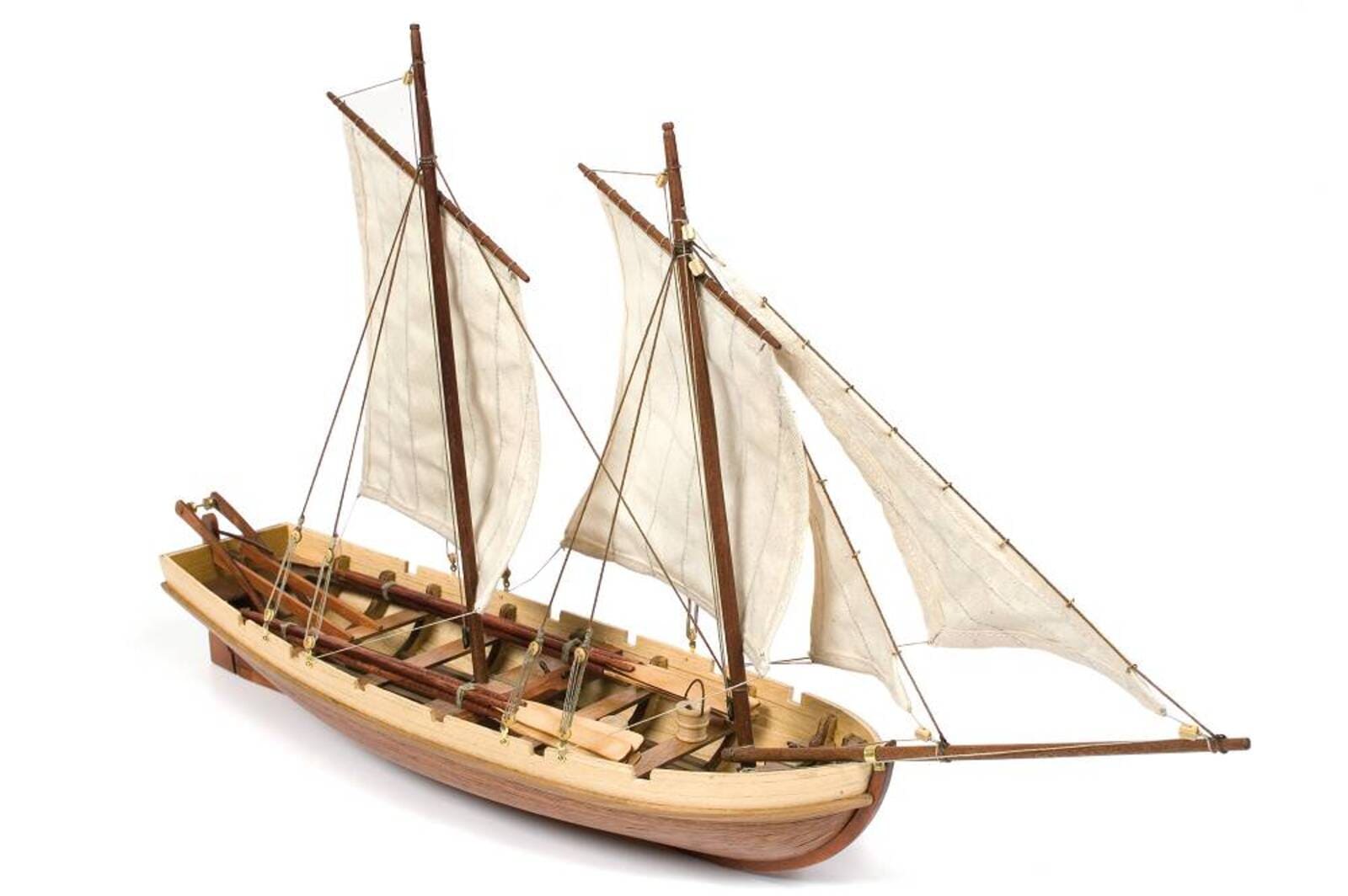 HMS Bounty Beiboot Standmodellbausatz 1_24 - Modellzubehoer