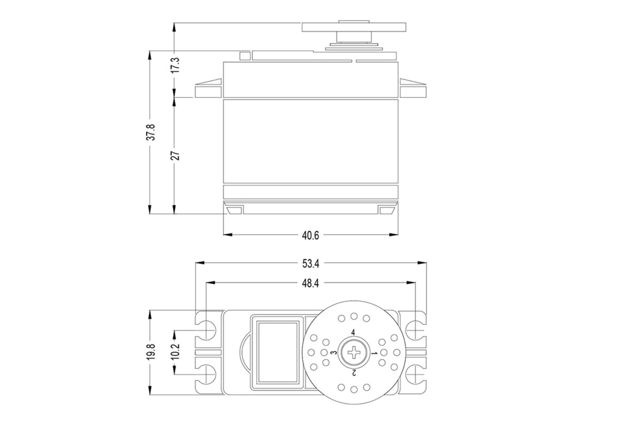 Hitec HS-5645MG HV Digital Servo Metallgetriebe