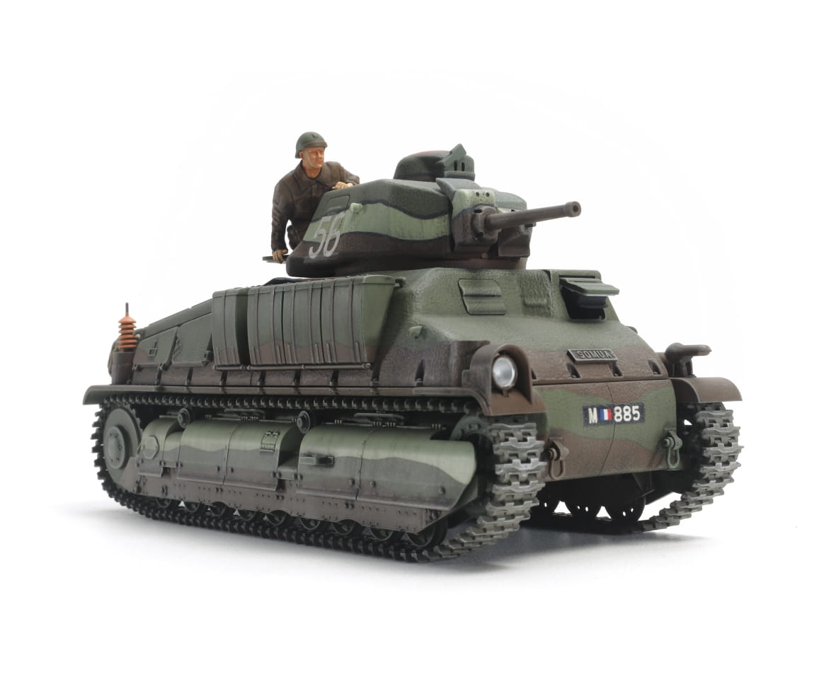 Tamiya Franz. SOMUA S35 Mittl. Panzer 1:35 Plastik Modellbau Militär Bausatz