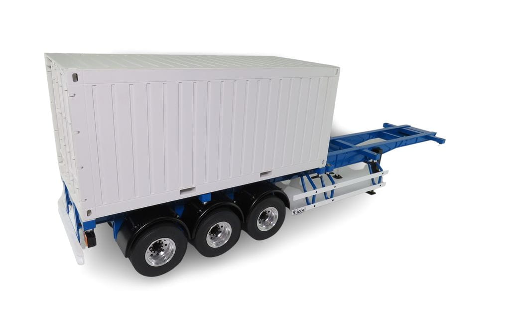 Lesu 1_14 Auflieger 3-Achs fuer Wechselcontainer aus Alu - RC-Zubehoer