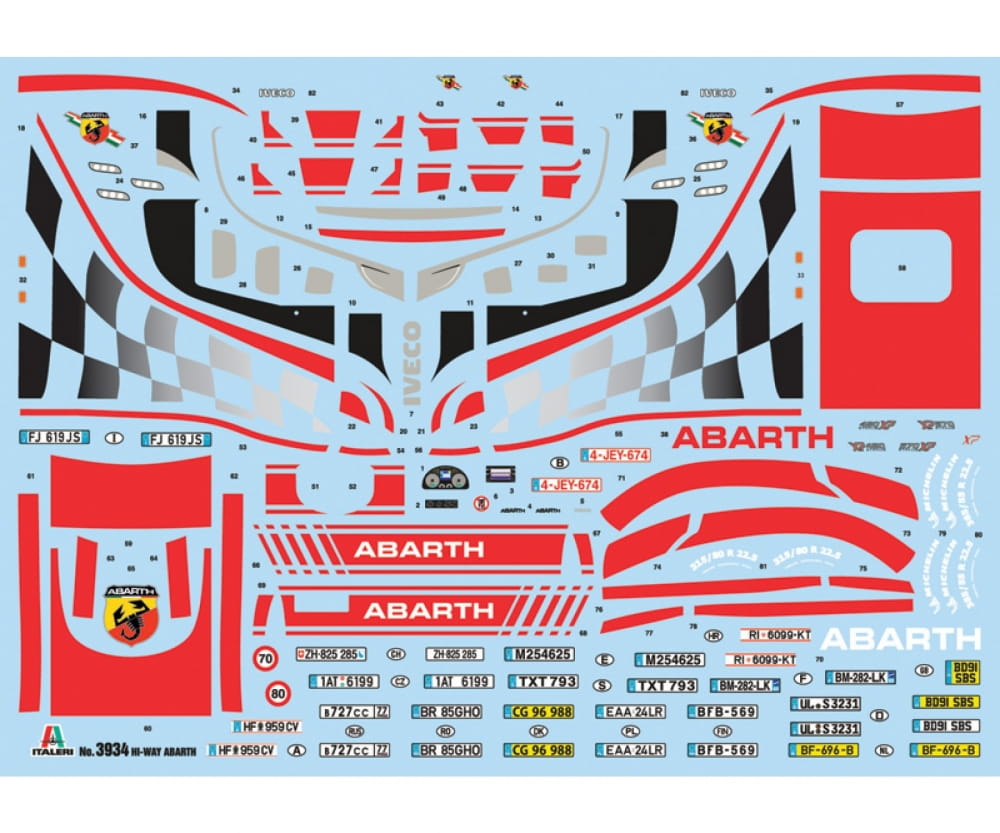 Italeri 1:24 Iveco HI-WY E5 "Abarth"