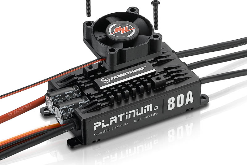 Hobbywing Platinum Pro 80A V4 3-6s BEC 7A - RC-Zubehoer