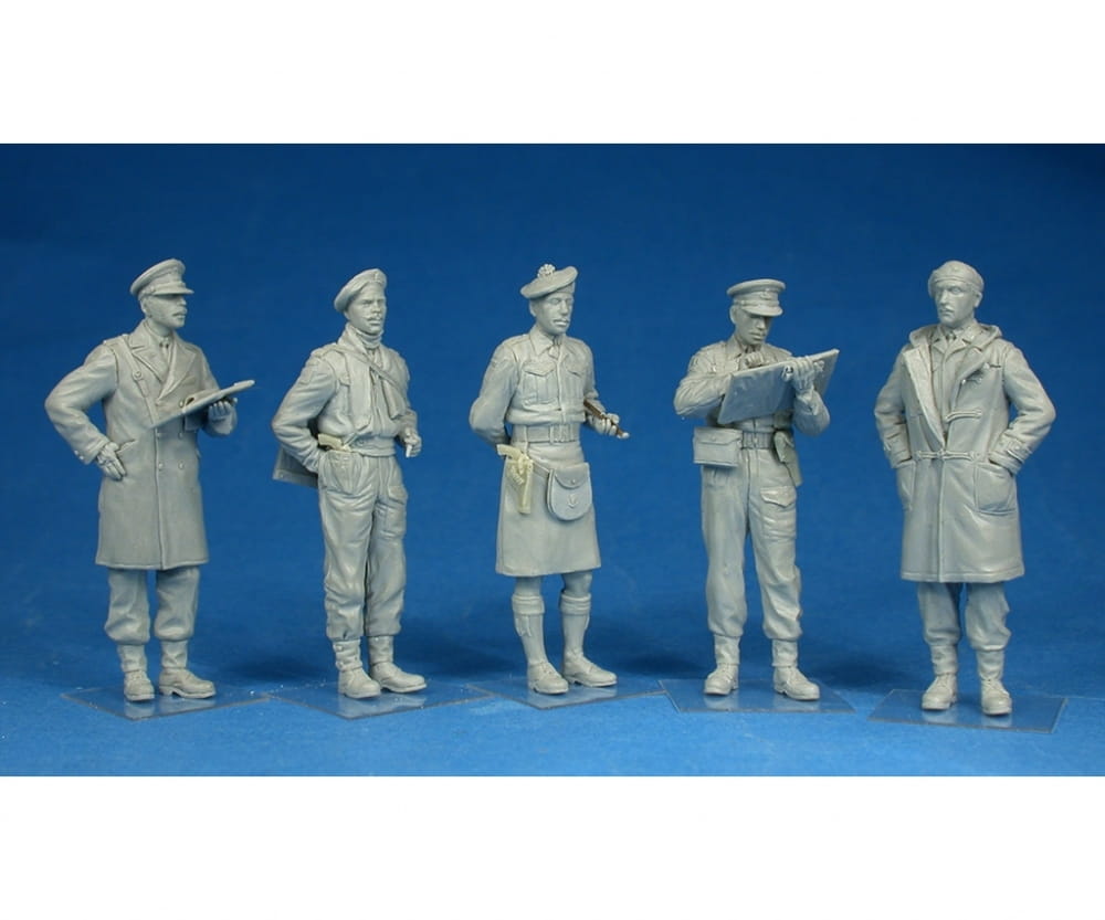 Plastikmodellbau von Miniart 1-35 fig brit offiziere 5