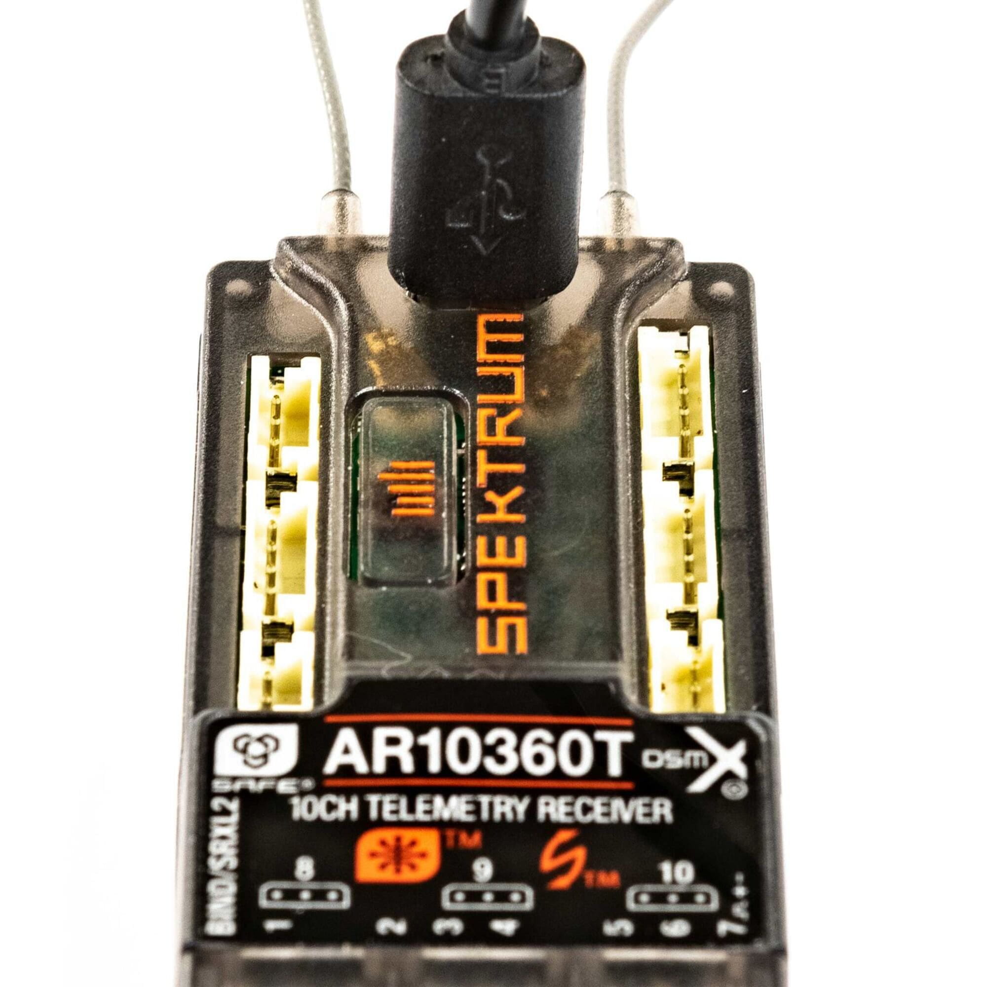 Spektrum Empfänger AR10360T 10 Kanal AS3X & SAFE Telemetrie Spektrum Empfänger AR10360T 10 Kanal AS3X & SAFE Telemetrie