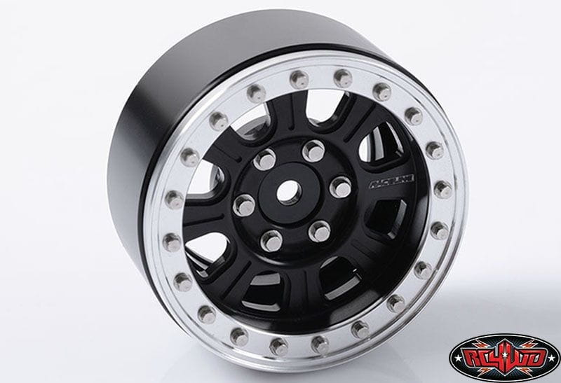RC4WD Raceline Monster 1.9 Beadlock Felgen _Black_Silver_ - RC-Zubehoer
