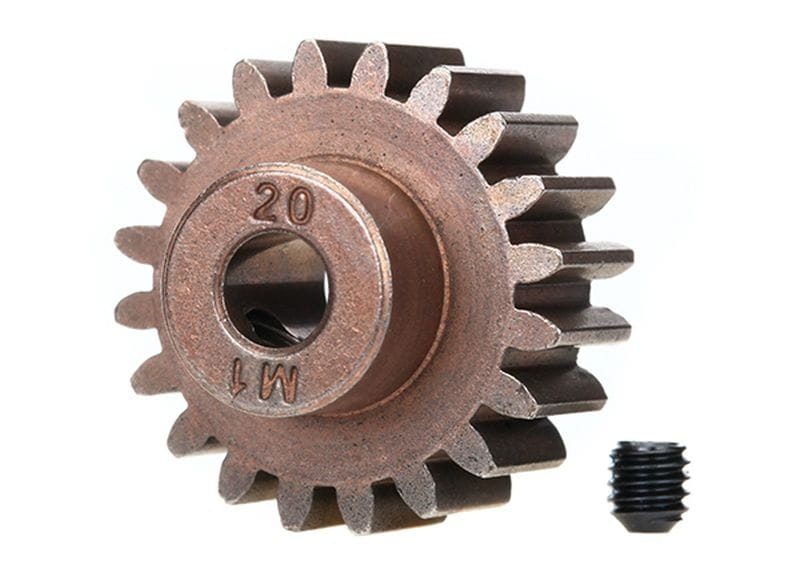Traxxas Gear, 20-T pinion (1.0 metric pitch) (fits 5mm shaft)/ set s