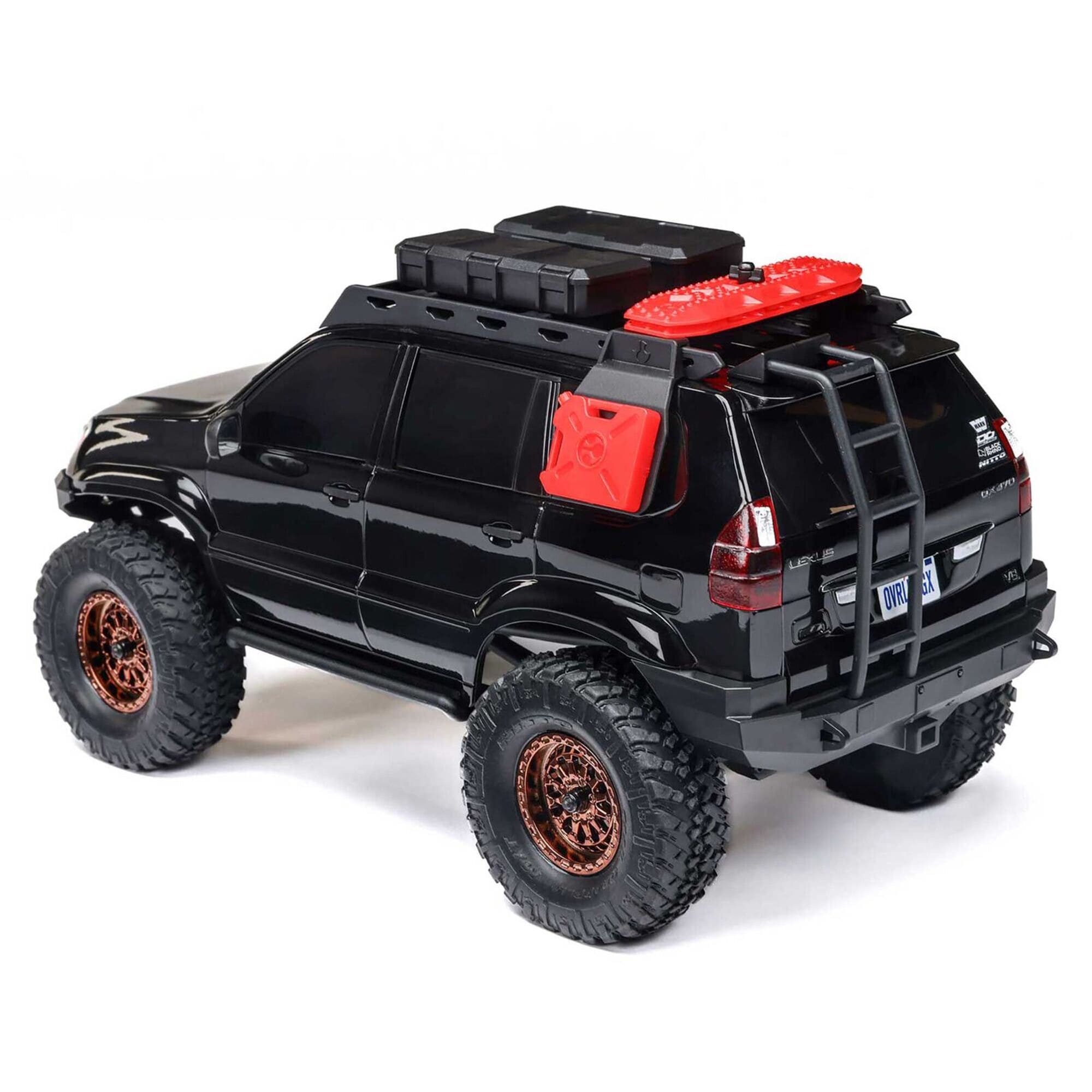 Axial SCX24 Lexus GX 470 1_24 4X4 Crawler RTR Modell mit Akku und Ladegeraet in Schwarz