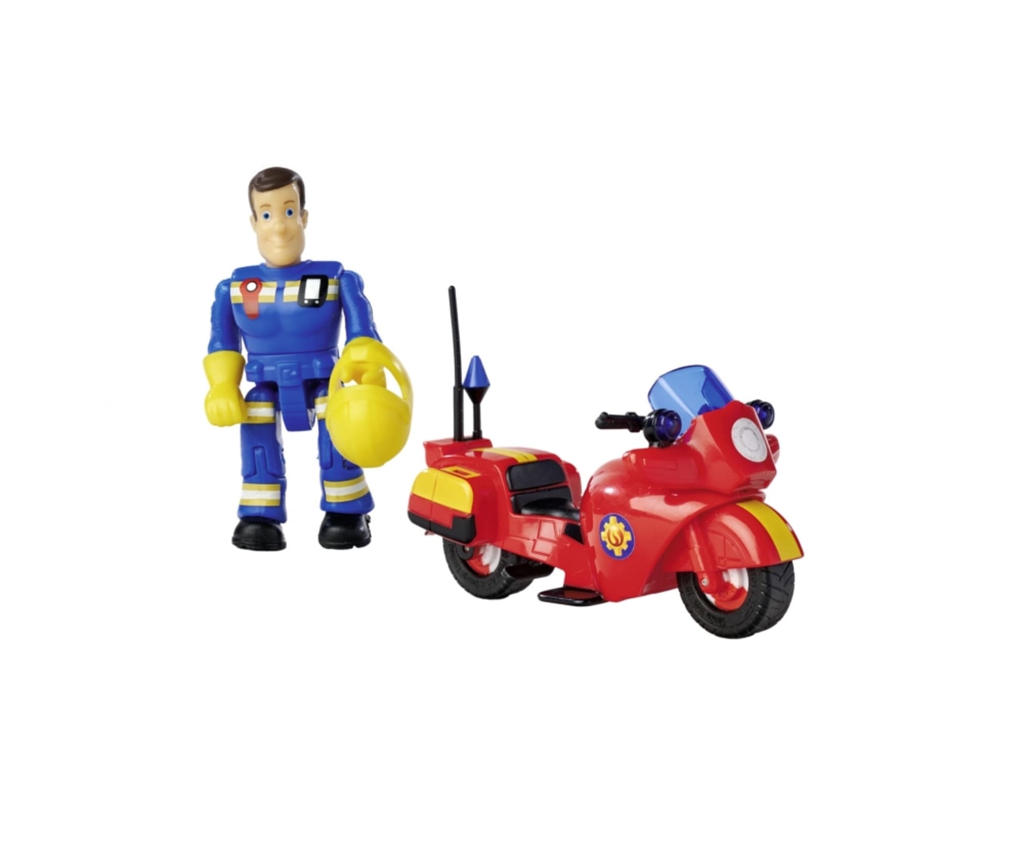 Simba Sam Feuerwehr Motorrad mit Figur - RC-Zubehoer