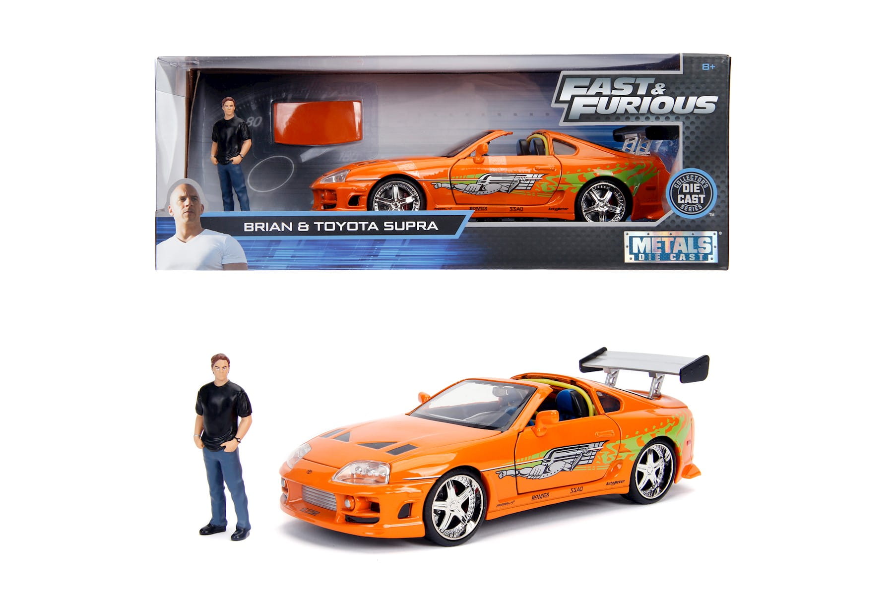 Jadatoys Fast & Furious Brian s 1995 Toyota Supra 1:24 Modellauto