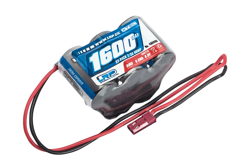 LRP 6.0V 1600mAh XTEC Empfaenger Akku Hump Pack 2_3A NiMH BEC - RC-Zubehoer