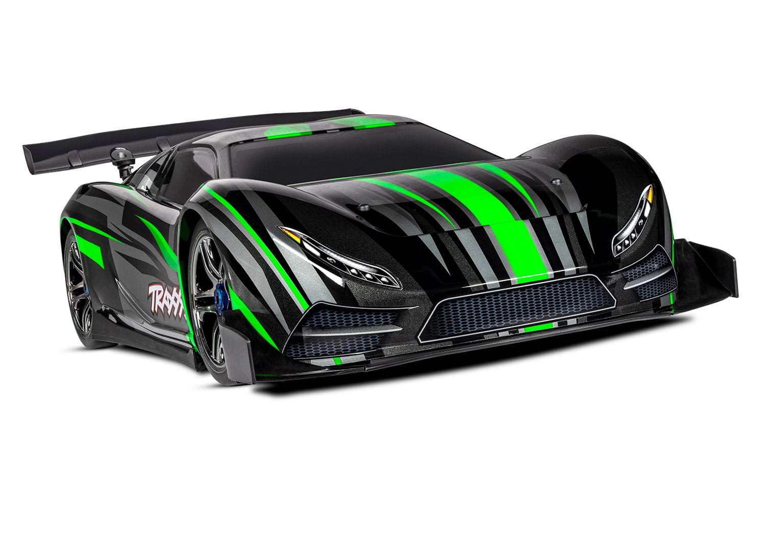 Traxxas XO-1 Supercar 1_7 RTR Gruen - RC Hypercar ueber 100 km_h Traxxas XO-1 Supercar 1_7 RTR Gruen mit Brushless Antrieb