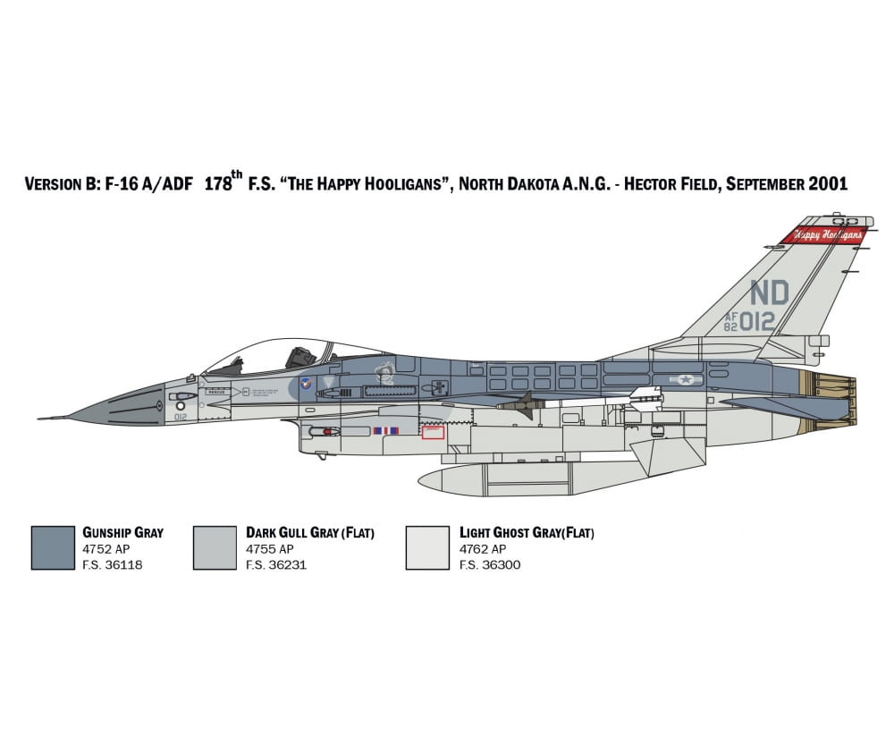Italeri 1:48 F-16A Fighting Falcon
