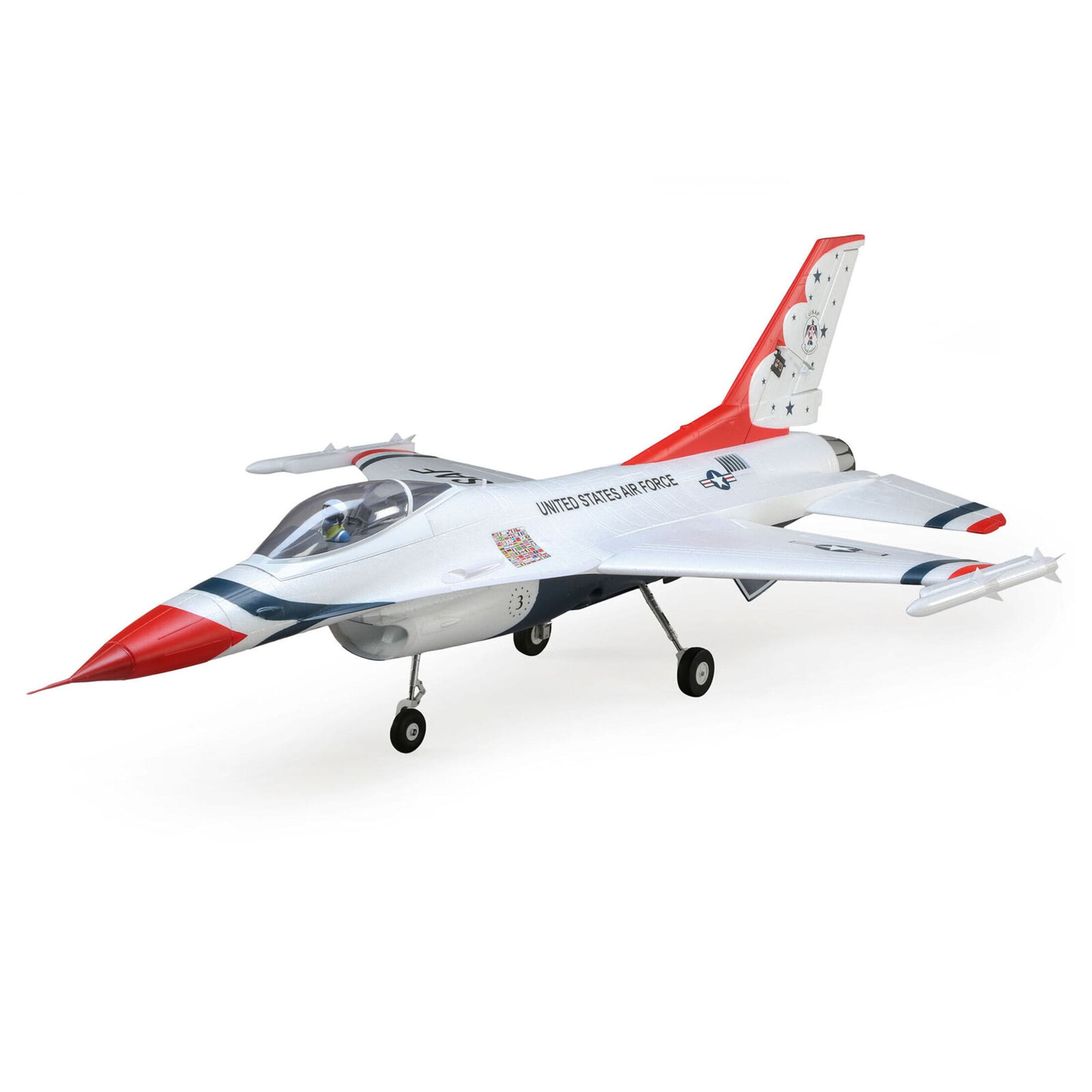 E-flite F-16 Thunderbirds 70mm EDF Jet BNF Basic_ as3x_ safe e-flite-f16-jet-rc-flugzeug-bnf-impeller-70mm
