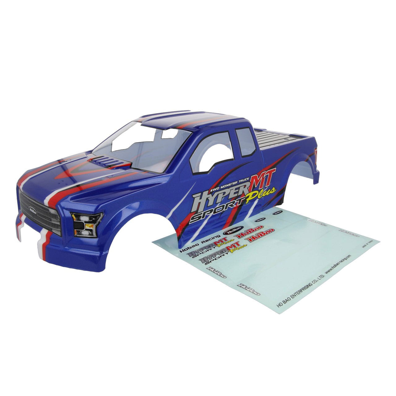 Hobao MT plus Karosserie Blau lackiert - RC-Zubehoer