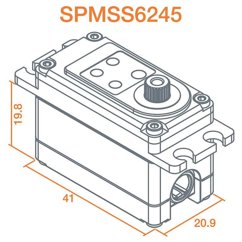 Spektrum S6245 High Speed/Torque Servo