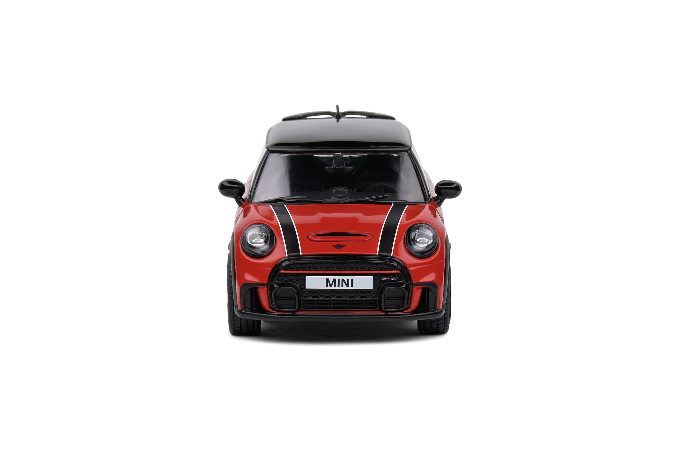 Solido 1_43 Mini Cooper John Works 2023 Modellauto rot - Detailreich und hochwertig