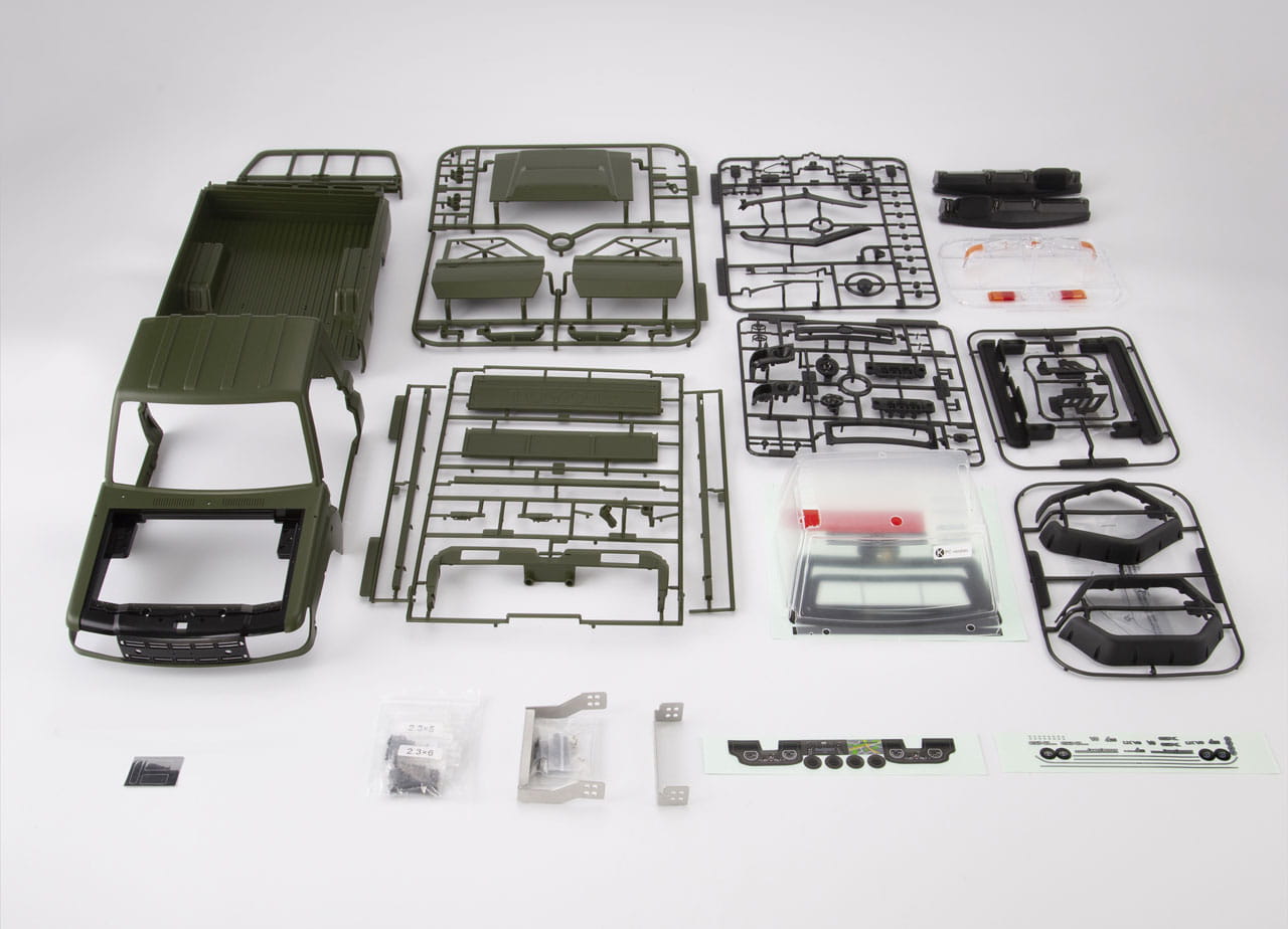 Killerbody Toyota Land Cruiser 70 Bausatz Military Grün lackiert für TR