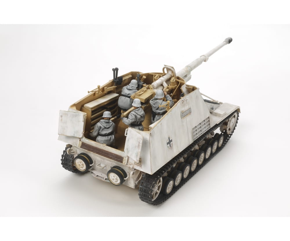 Tamiya WWII Deutscher Panzerjäger Nashorn (4) 1:35 Plastik Modellbau Militär Bausatz