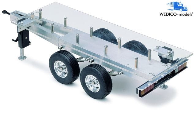 Wedico Standard-Fahrgestell 2-Achs Tandem-Anhaenger - RC-Zubehoer