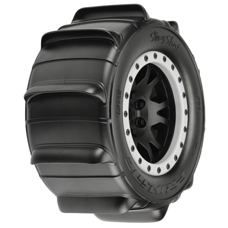 Proline Monstertruck Reifen Fr/R Sling Shot 4.3 für X-MAXX MTD Impulse 2St. Proline Monstertruck Reifen Fr/R Sling Shot 4.3 für X-MAXX MTD Impulse 2St.