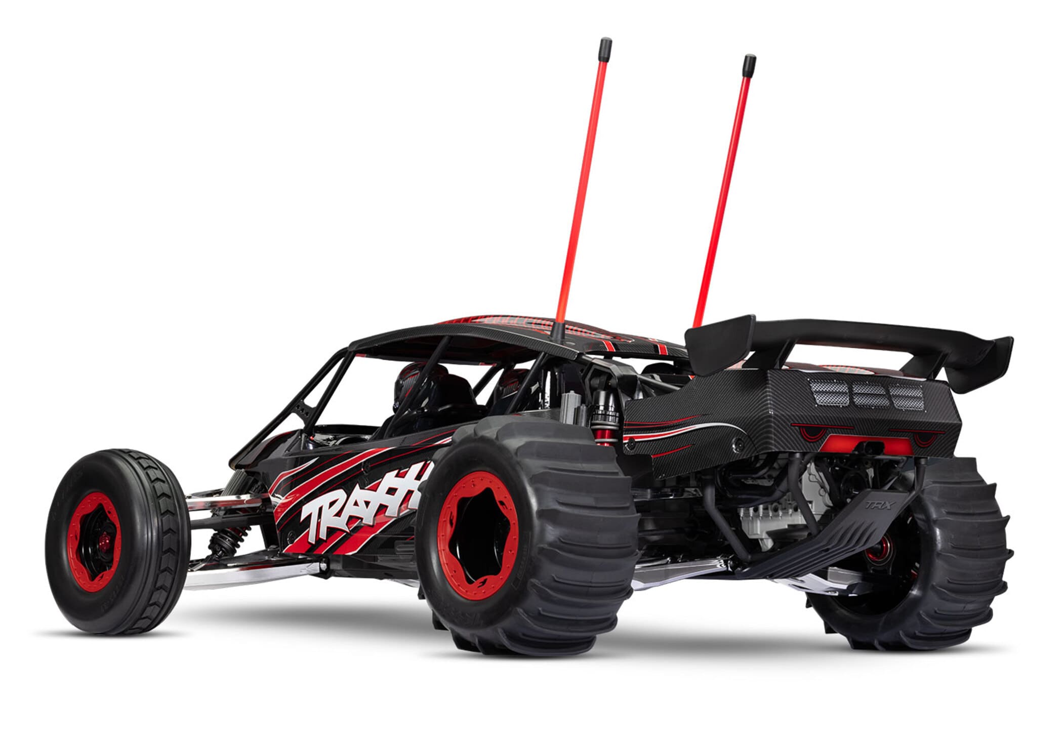 Traxxas Funco RWD 8S VXL Sand Car 1_6 RTR Brushless_ 88_ km_h_ Pro Scale Modell Rot Traxxas Funco RWD 8S VXL 1_6 Sand Car RTR Brushless Hochleistungs-RC Offroad-Modell in Rot