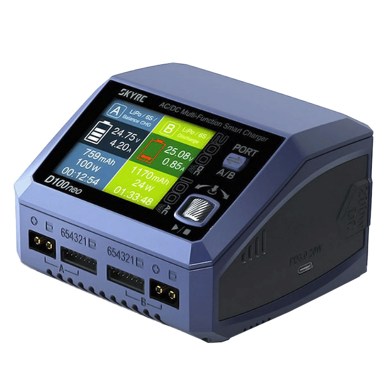 SkyRC Ladegeraet D100 Neo LiPo 1-6s 10A 100W SkyRC Ladegeraet D100 Neo LiPo 1-6s 10A 100W