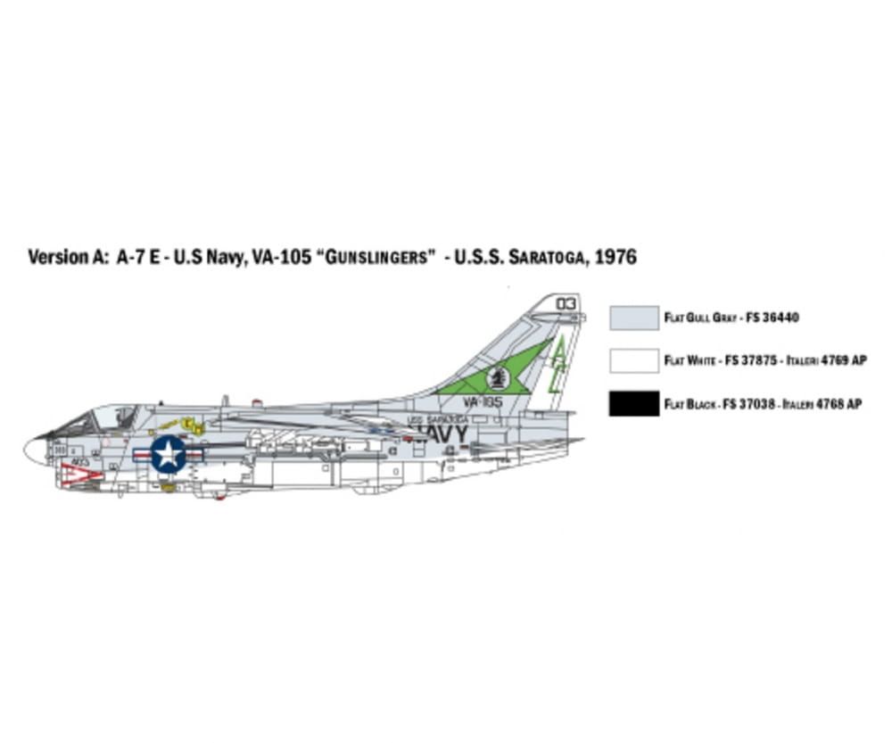 Italeri 1:72 A-7E Corsair II