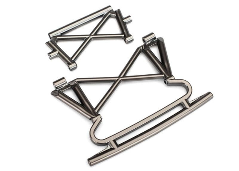 Traxxas Bumper+Halter vorn (satin schwarz chrome-plated) Traxxas Bumper_Halter vorn _satin schwarz chrome-plated_ - RC-Zubehoer