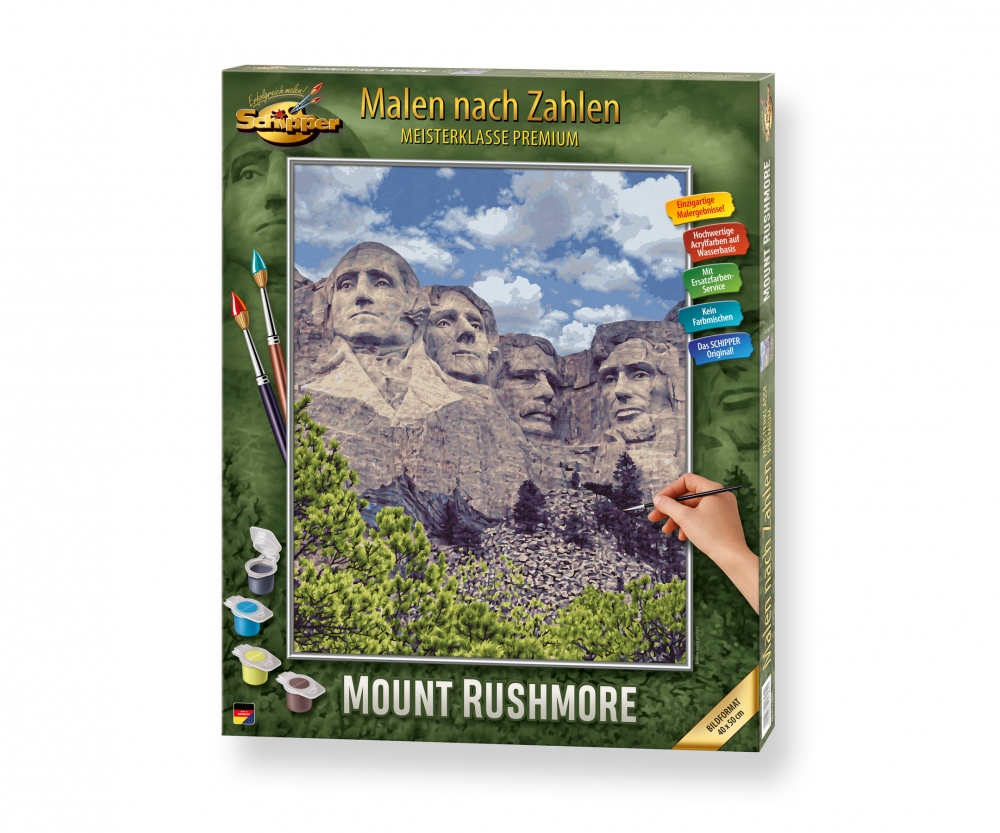 Schipper Malen nach Zahlen Mount Rushmore