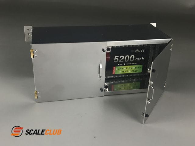 ScaleClub 1_14 Staubox 141mm mit Doppeltueren V2A - RC-Zubehoer