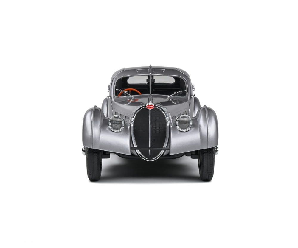 Solido Bugatti Type 57 SC Atlantic Mattsilber Modellauto 1_18