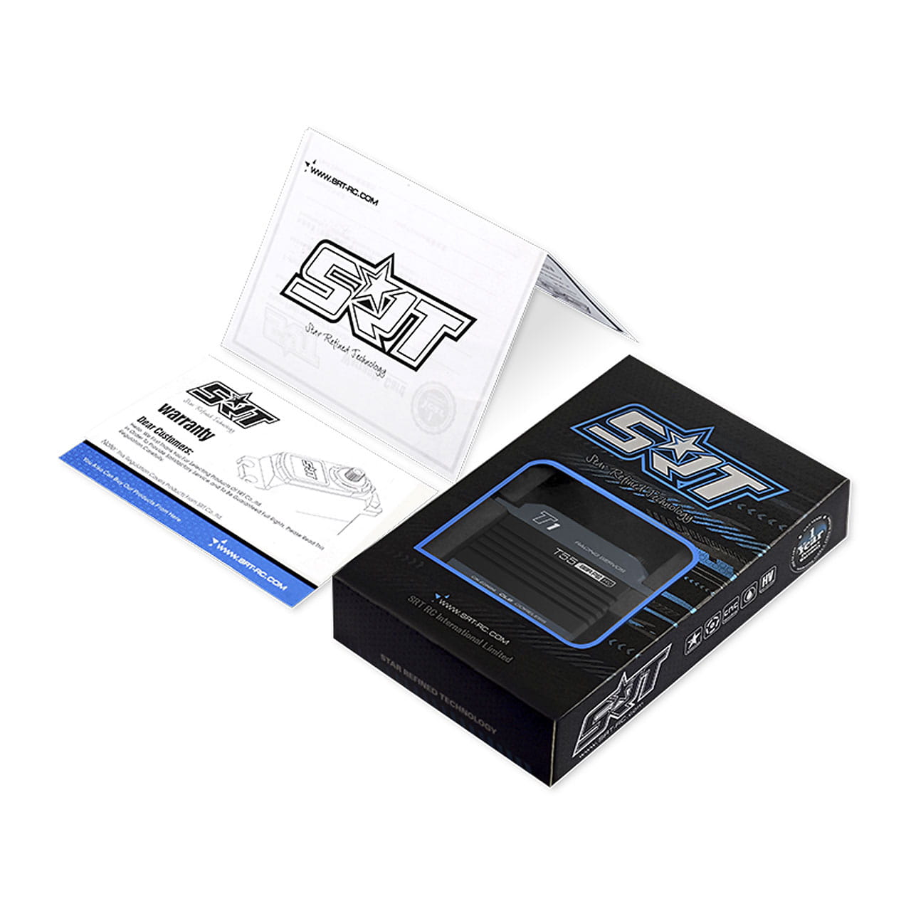 SRT T55 Corless Servo HV CNC Alugehäuse 50.0kg/0.20sec @7.4V