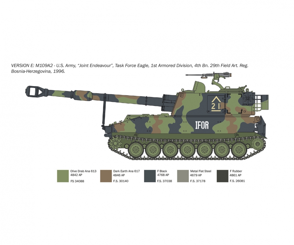 Italeri 1:35 M-109/A2-A3G Haubitze