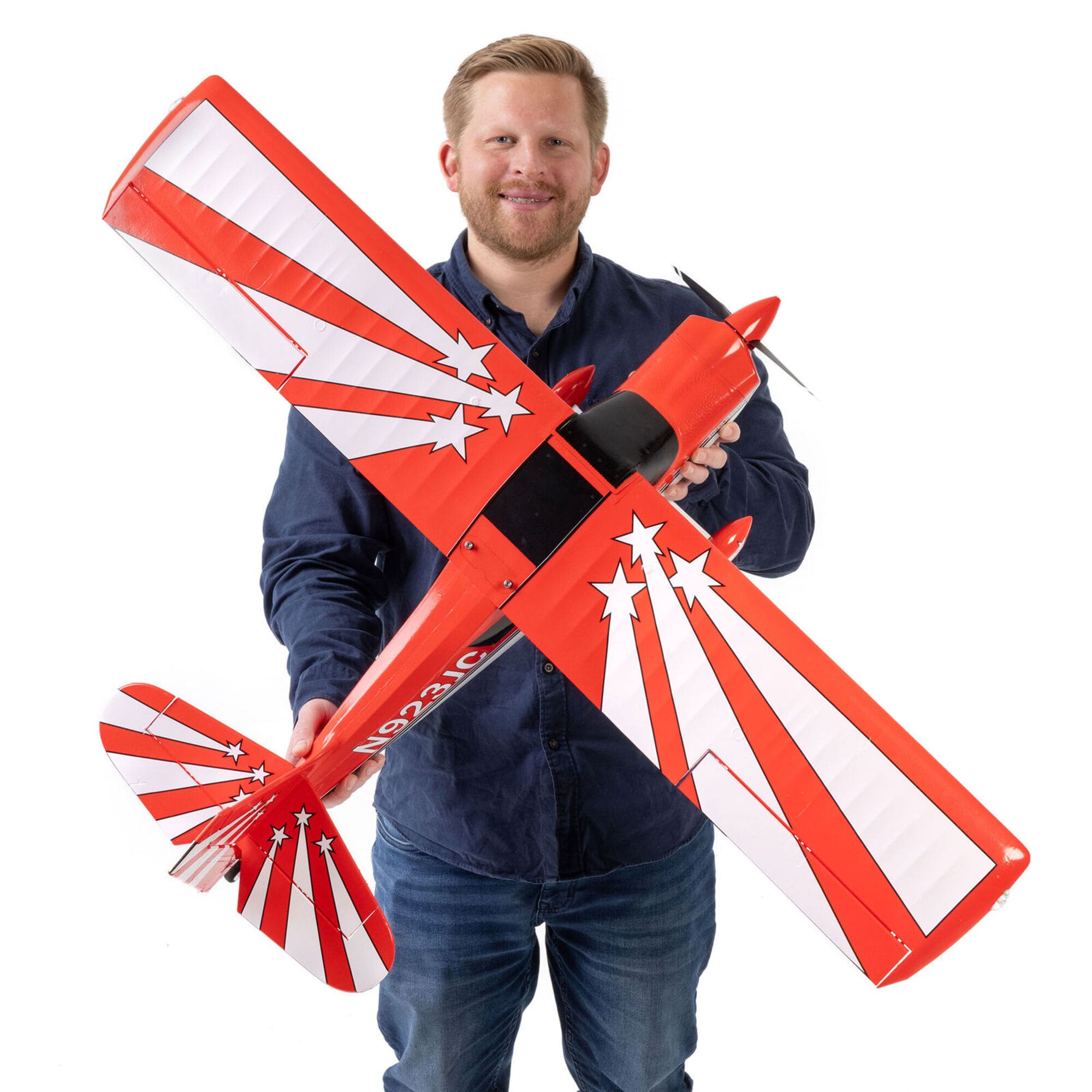 E Flite Super Decathlon 1.2m BNF Basic mit AS3X SAFE