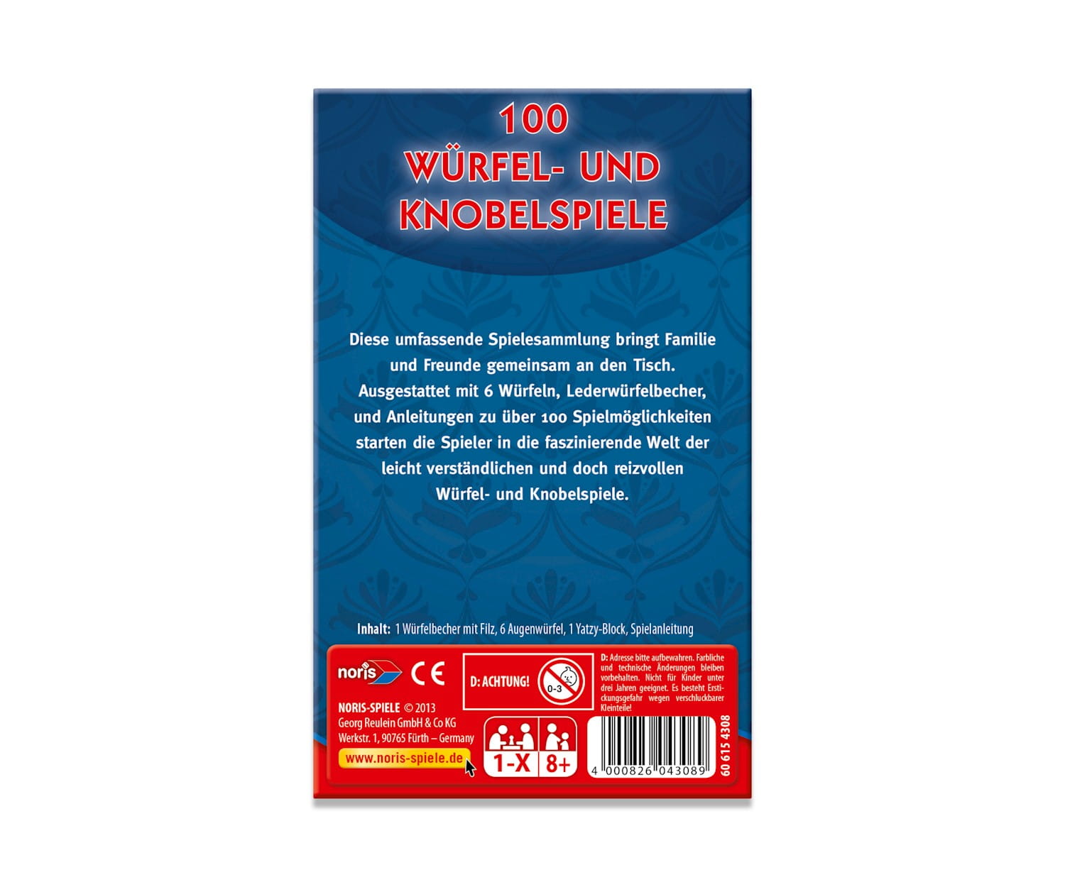 Noris 100 Würfel- und Knobelspiele
